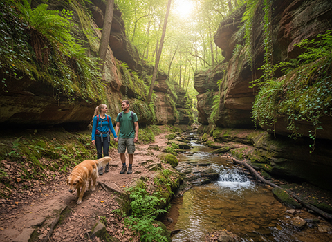 Parfrey’s Glen trail